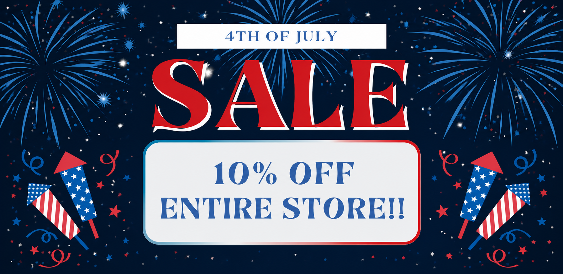 Stars, Stripes & Savings – 10% Off Starts Soon