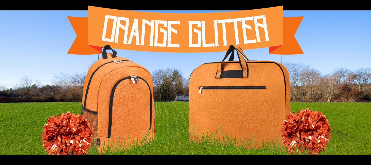 ✨🧡Orange Glitter: Shine Brighter with the Newest Team Spirit Must-Have!🧡✨