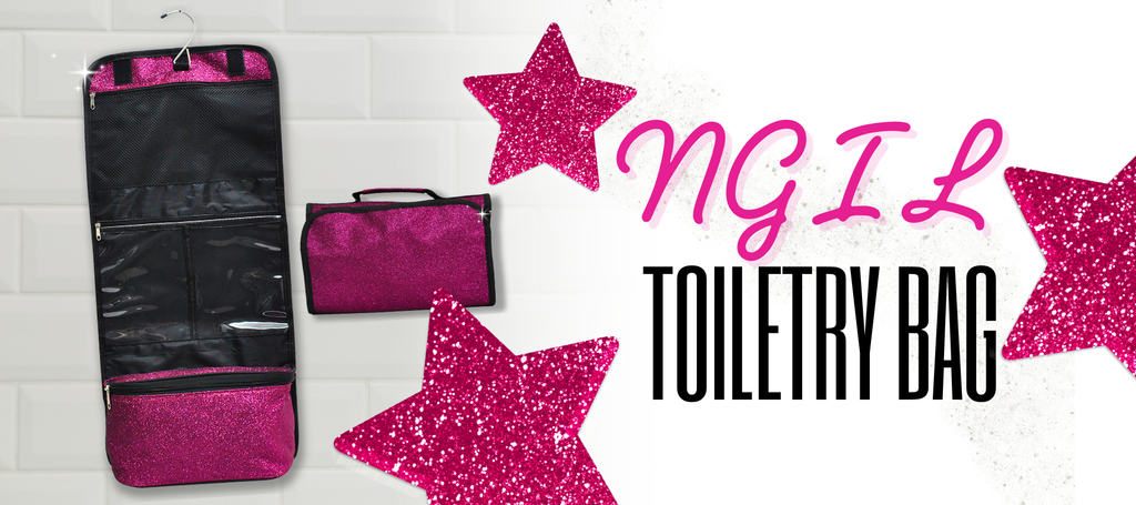 ✨ Travel Smart, Shine Bright: The Glitter NGIL Toiletry Bag ✨