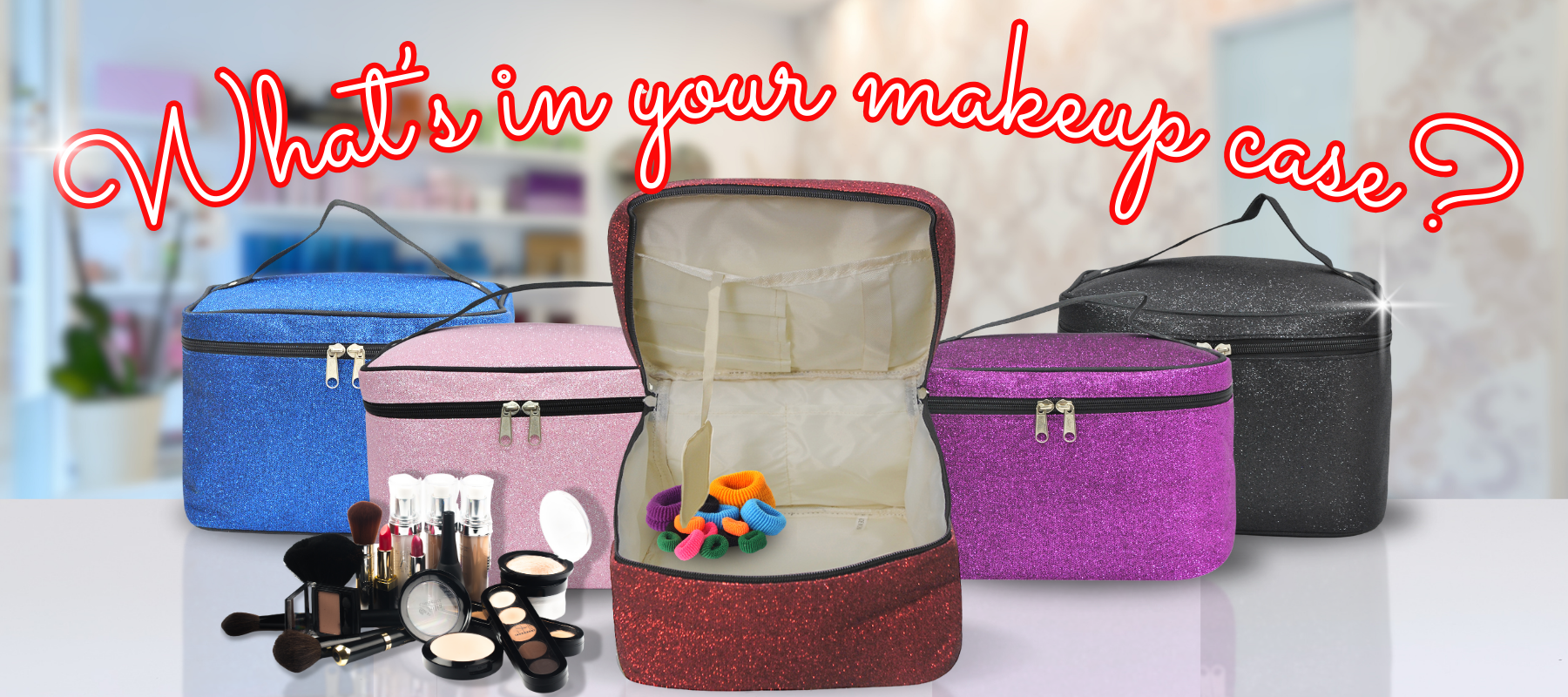 What’s in My Glitter Makeup Bag?