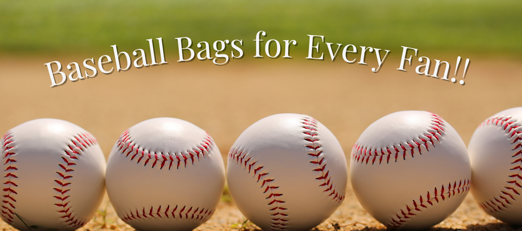 Game Ready! Stylish Baseball Print Bags For Players, Fans & Families!