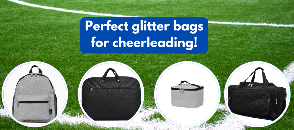 Affordable Glitter cheerleading bags for Cheer Competitions !