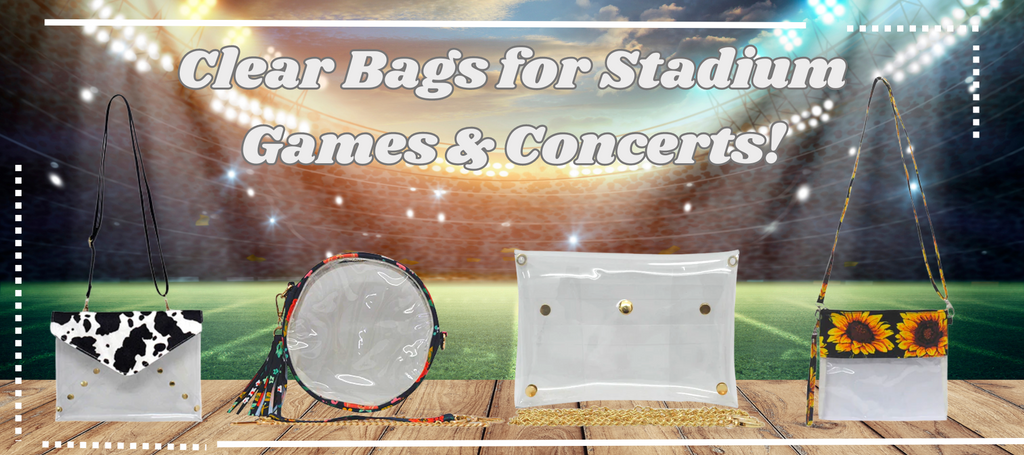 Clear Bags Perfect for Stadium Games and Concerts this fall !