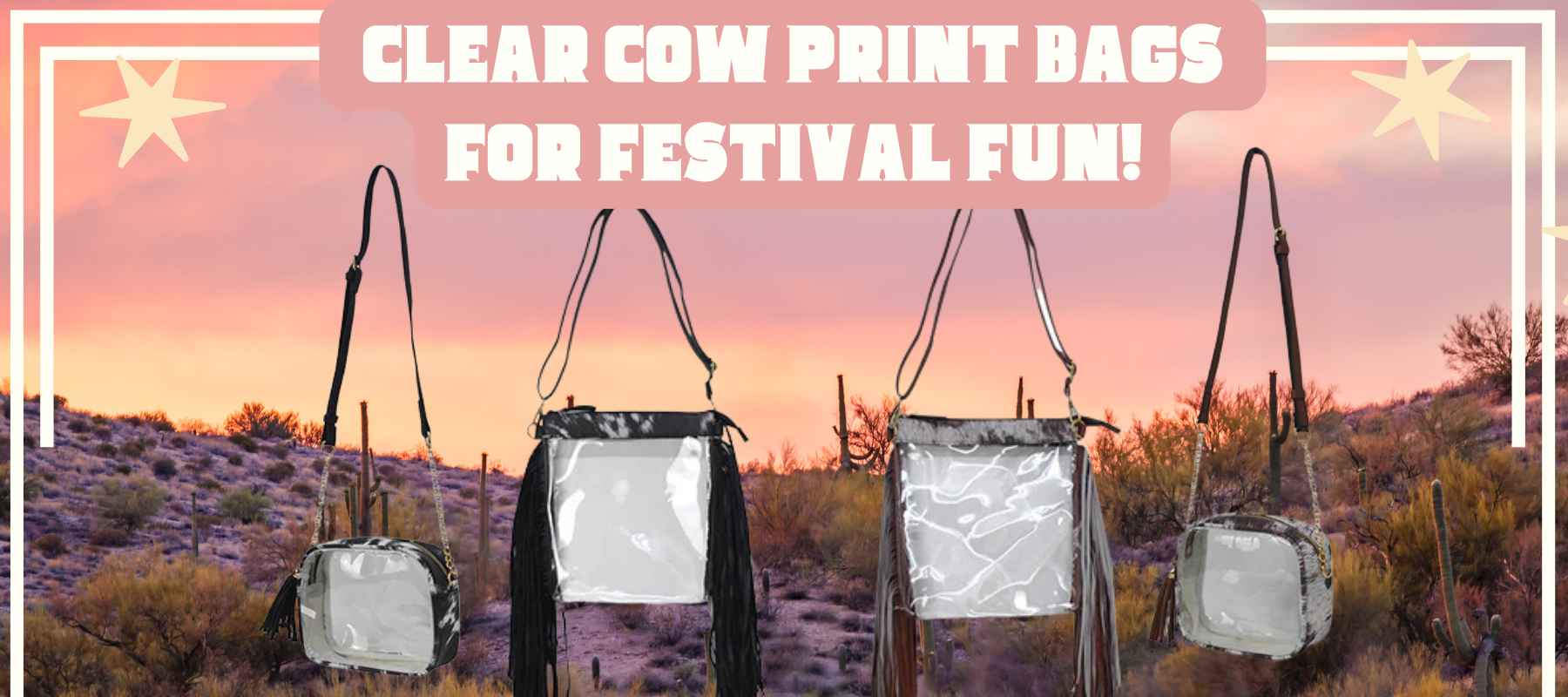 Festival Must : The Clear Bag Collection 🌵