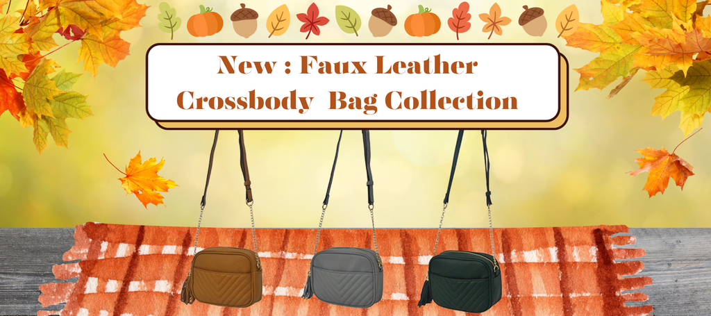 Elevate Your Fall Wardrobe with MommyWholesale's Faux leather crossbody bag!