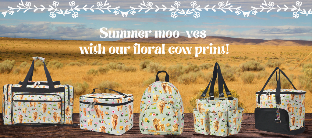 Get Ready for Summer with Our Adorable Floral Cow Print !🐮🌺