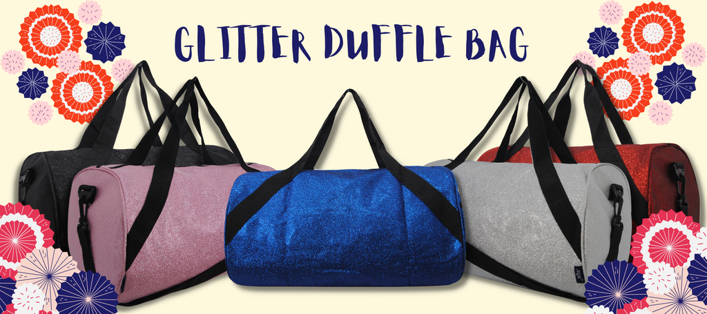 The Glitter NGIL Duffle Bag: Your Perfect Cheer Essential!