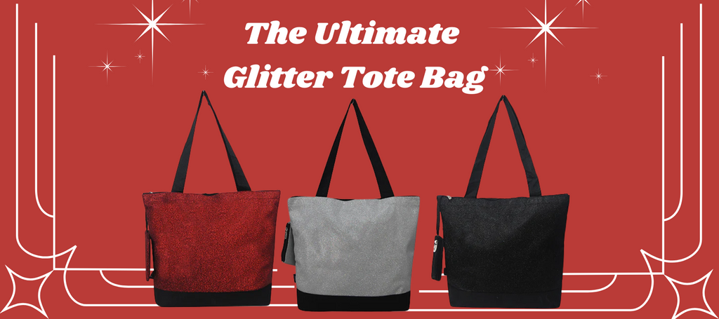 Sparkle and Shine: The Ultimate Glitter Tote Bag for Cheer, Dance, and Gymnastics