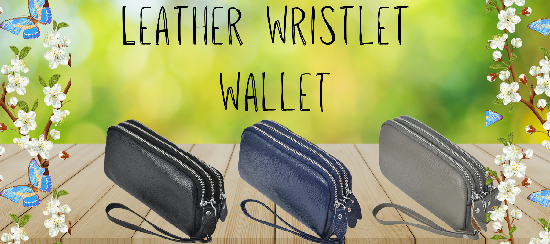 Introducing NGIL Genuine Leather Wristlet Wallet🦋