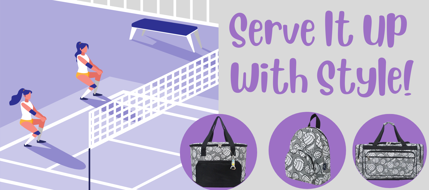 Score Big With Our Volleyball Collection - Stylish Bags For Players, Teams, and Fans!
