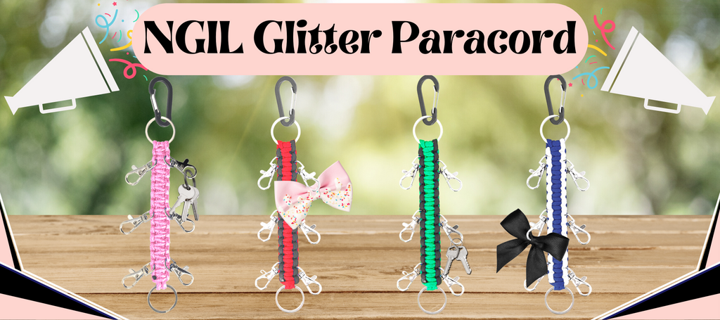 Sparkle and Organize Your Cheer Bows with NGIL Glitter Paracord!