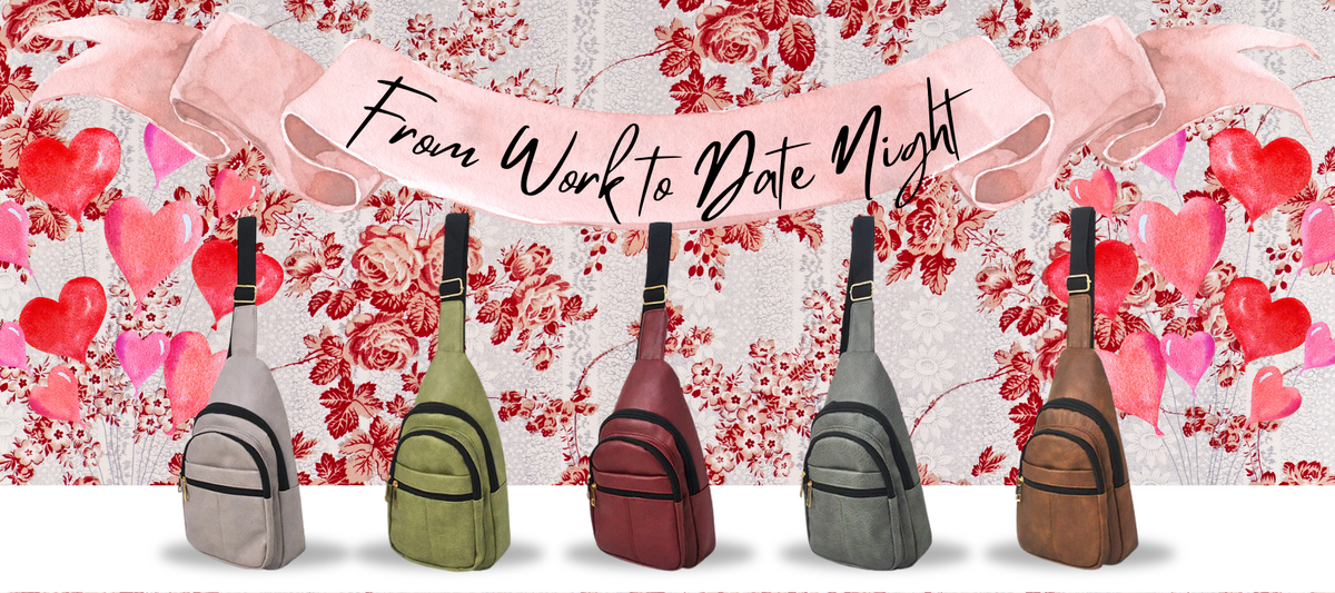 From Work to Date Night: NGIL Faux Leather Sling Bag Transitions