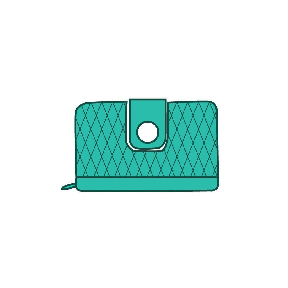 We supply variety selection of personalized women's wallet, personalized women wristlet, and monogram women's wallet. wholesale girl fashion NGIL twist lock wallet, Great for organizing all of your cards, bills, coins, phone, etc.