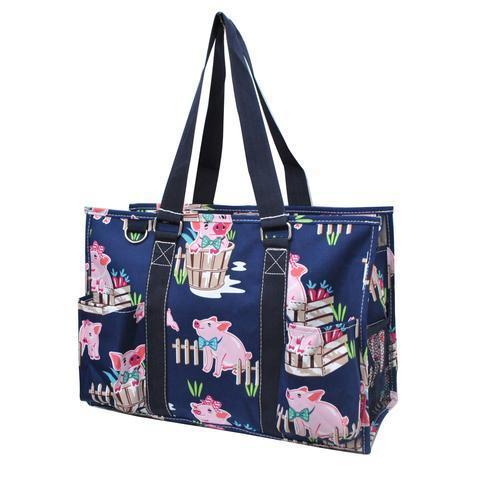 We offer variety selection of pig tote bag, pig lunch bag, pig tote for sale, pig tote for work, navy tote bag, cute pig bags, pig farm bags, farm animal totes. 