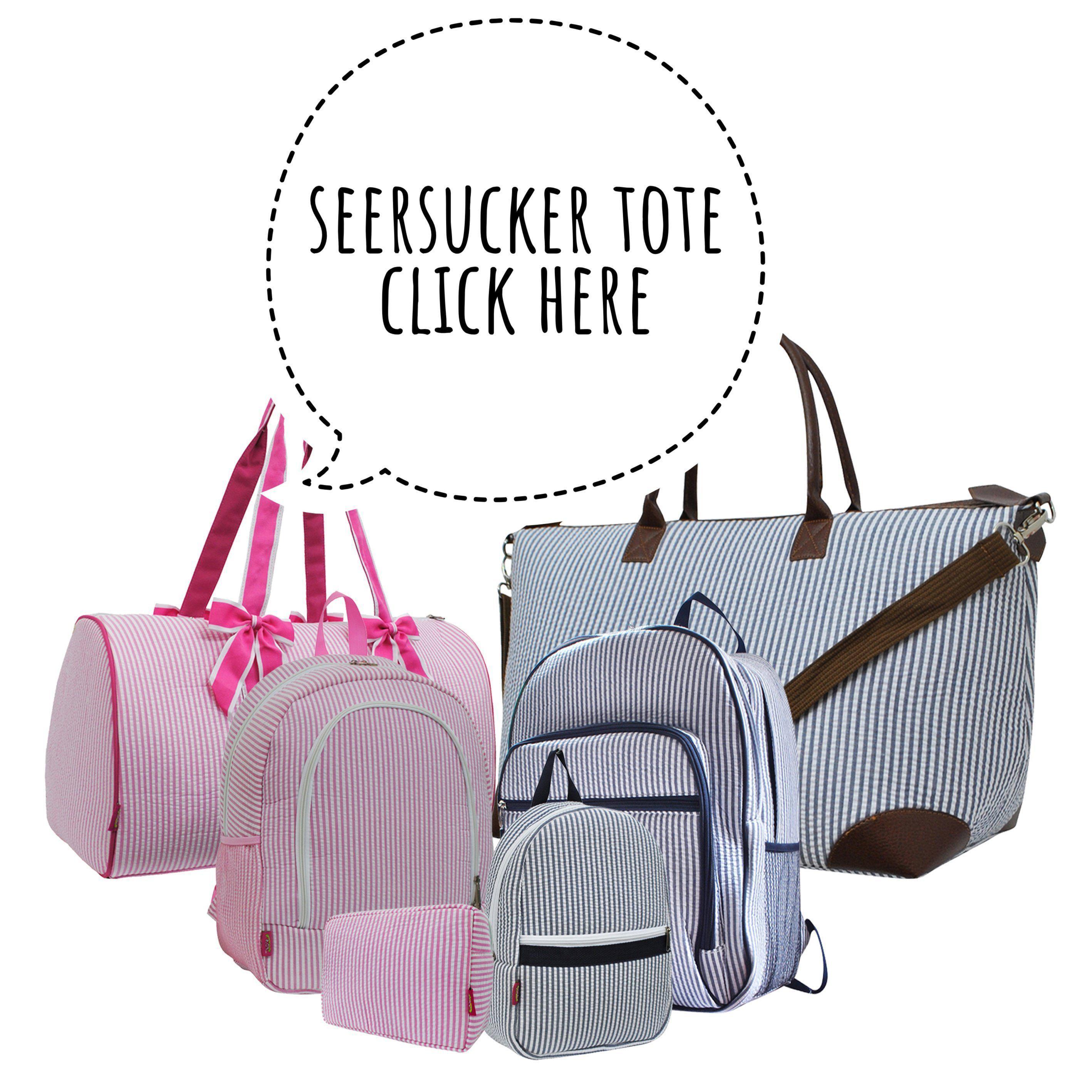 We offer variety selection of Monogrammed Seersucker Toddler Preschool Backpack, Personalized Diaper Bag, Personalized Gifts for Kids, Boys Girls School Book Bag