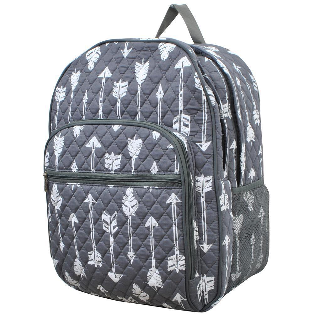 We carry variety selection of personalized bags, personalized diaper bags, and personalized backpack gift for girls.   NGIL Wholesale cute large quilted backpack perfect for back to school or even a diaper bag