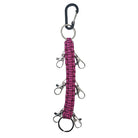 Hot pink keychain with carabiner, hot pink keychain for cheer, hot pink cheer hair bow organizer, Keychain, carabiner, keychain with carabiner, cheer keychain, ngil hairbow holder, carabiner hair bow clip, cheer accessory, accessory holder, accessory keychain, cheer gear, dance team accessories, cheer gear for backpacks, cheerleading team essentials, wholesale, wholesale keychains, cheer gifts, gifts for dance teams, keychain organizer, bow keychain, hair accessory carabiner clip.