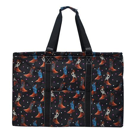 Foot-Loose Print NGIL Mega Shopping Utility Tote Bag