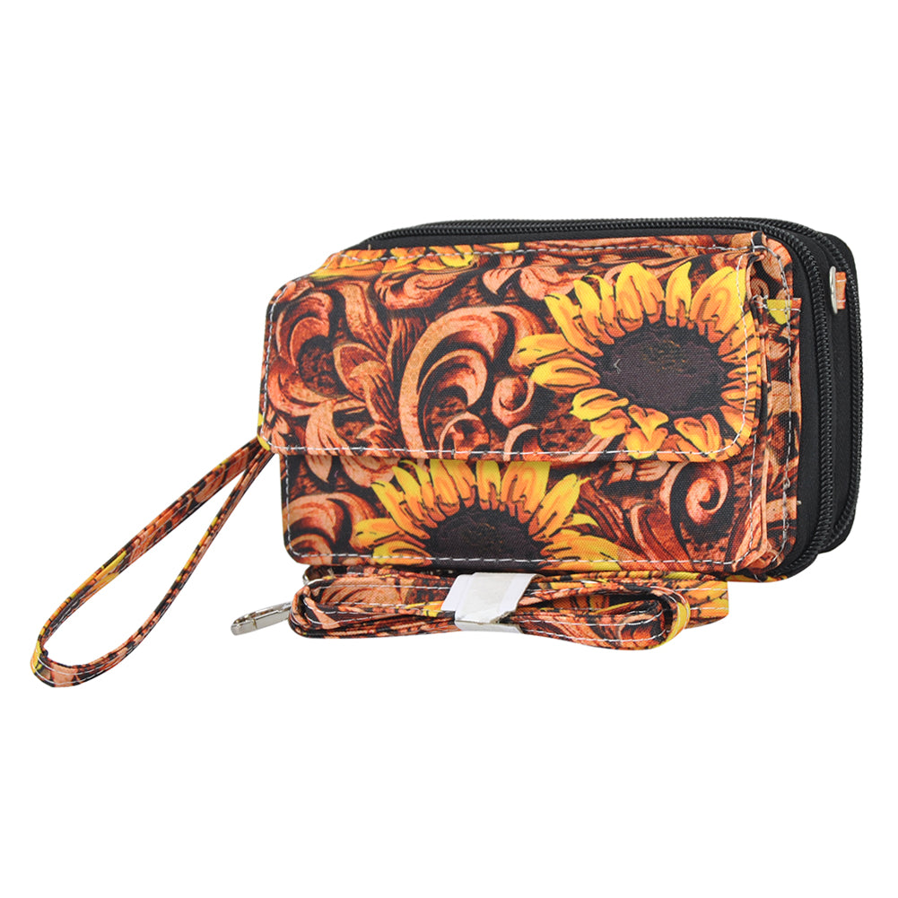 NGIL All-in-One Wallet With Removable Strap - Crossbody, Wristlet, Or Purse Organizer, Fits Cell Phone