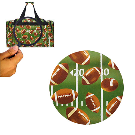 football duffle bag, NGIL football duffle, canvas football bag, football gear bag, football team duffle, football coach duffle, football mom bag, football training bag, football practice duffle, football travel bag, football overnight bag, football road trip bag, football gym bag, zippered football duffle, football accessory bag, large football duffle, football fan bag, football equipment bag, football weekend bag, monogram football duffle, football tournament bag, stylish football bag