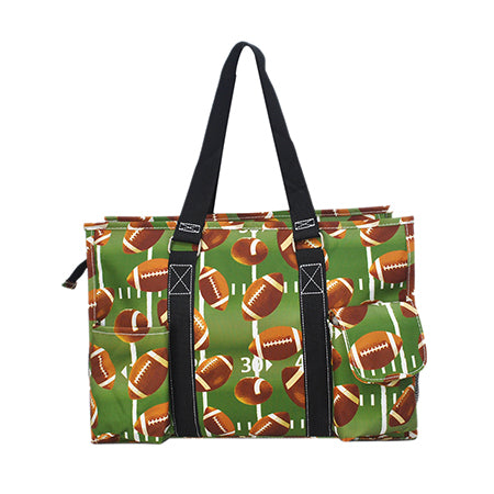 football tote bag, football organizer tote, NGIL football bag, football mom tote, football coach tote, football game day bag, canvas football tote, zippered football tote, football field tote, football gear bag, football practice tote, football utility tote, football fan tote, football mesh pocket bag, football team tote, football caddy tote, football carryall bag, football water bottle tote, football travel tote, football gift tote, monogram football tote, football bag for games