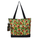 football tote bag, NGIL football tote, canvas football tote, football fan bag, football mom tote, football coach tote, football team tote, football game day bag, zippered football tote, football gear tote, football coin purse bag, everyday football tote, football print tote, football carryall bag, football practice tote, football teacher tote, monogram football tote, football shopping tote, football utility tote, football travel bag, football accessory tote