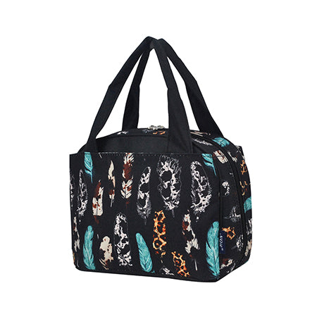 J World Lola Tribal Insulated Lunch Tote Bag, Black