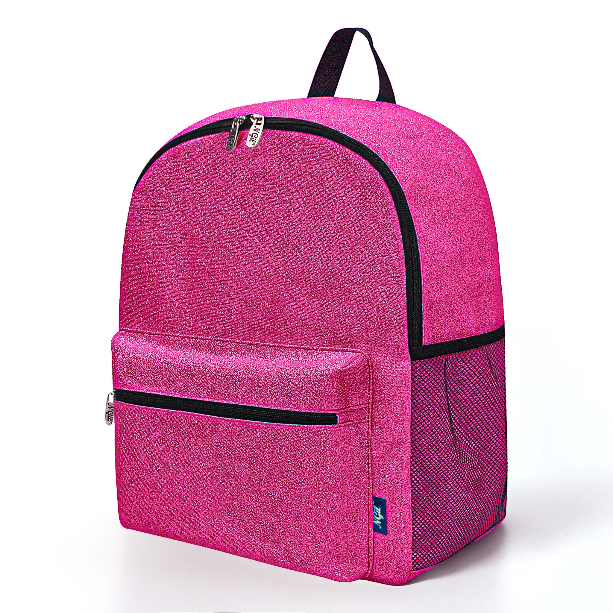 Hot Pink Glitter Large Gymnastics Competition backpacks and 