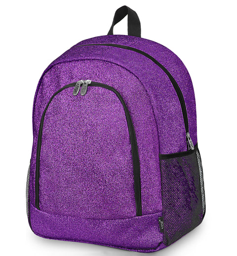 glitter backpack nike Low-Cost Wholesale Purple Glitter NGIL Canvas School Backpack In Bulk