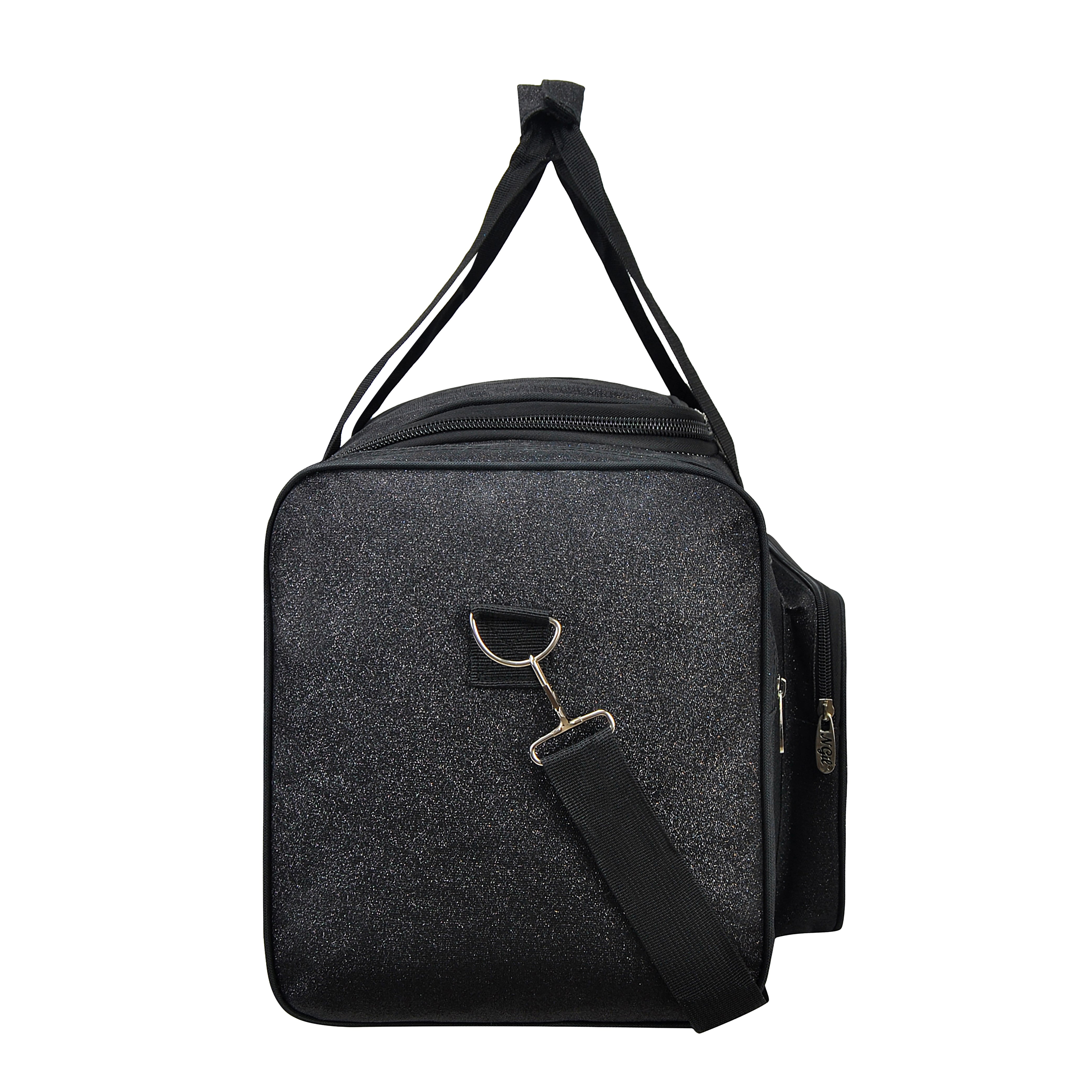 Low-Cost Wholesale Black Glitter NGIL Canvas Carry on 20