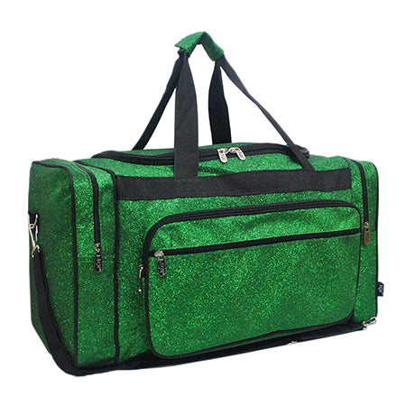 GLITTER DUFFLE BAG, GLITTER DUFFLE BAG, CHEER DUFFLE BAG, DANCE GLITTER BAG, GYMNASTICS DUFFEL BAG, CANVAS DUFFLE BAG, GREEN GLITTER DUFFLE BAG, SPORTS BAG