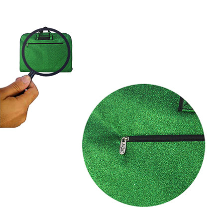 green glitter garment bag, NGIL garment bag, dance garment bag, cheer garment bag, travel garment bag, competition garment bag, dancewear storage bag, wrinkle-free travel bag, glitter travel bag, dancer travel bag, cheerleader travel bag, monogram garment bag, foldable garment bag, lightweight dance bag, dance competition bag, glitter cheer bag, garment bag with hook, glitter clothing bag, sparkly garment bag, stylish travel bag, costume storage bag, dance outfit bag, cheer uniform bag