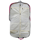 hot pink glitter garment bag, NGIL garment bag, dance garment bag, cheer garment bag, travel garment bag, competition garment bag, dancewear storage bag, wrinkle-free travel bag, glitter travel bag, dancer travel bag, cheerleader travel bag, monogram garment bag, foldable garment bag, lightweight dance bag, dance competition bag, glitter cheer bag, garment bag with hook, glitter clothing bag, sparkly garment bag, stylish travel bag, costume storage bag, dance outfit bag, cheer uniform bag