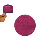 hot pink glitter garment bag, NGIL garment bag, dance garment bag, cheer garment bag, travel garment bag, competition garment bag, dancewear storage bag, wrinkle-free travel bag, glitter travel bag, dancer travel bag, cheerleader travel bag, monogram garment bag, foldable garment bag, lightweight dance bag, dance competition bag, glitter cheer bag, garment bag with hook, glitter clothing bag, sparkly garment bag, stylish travel bag, costume storage bag, dance outfit bag, cheer uniform bag