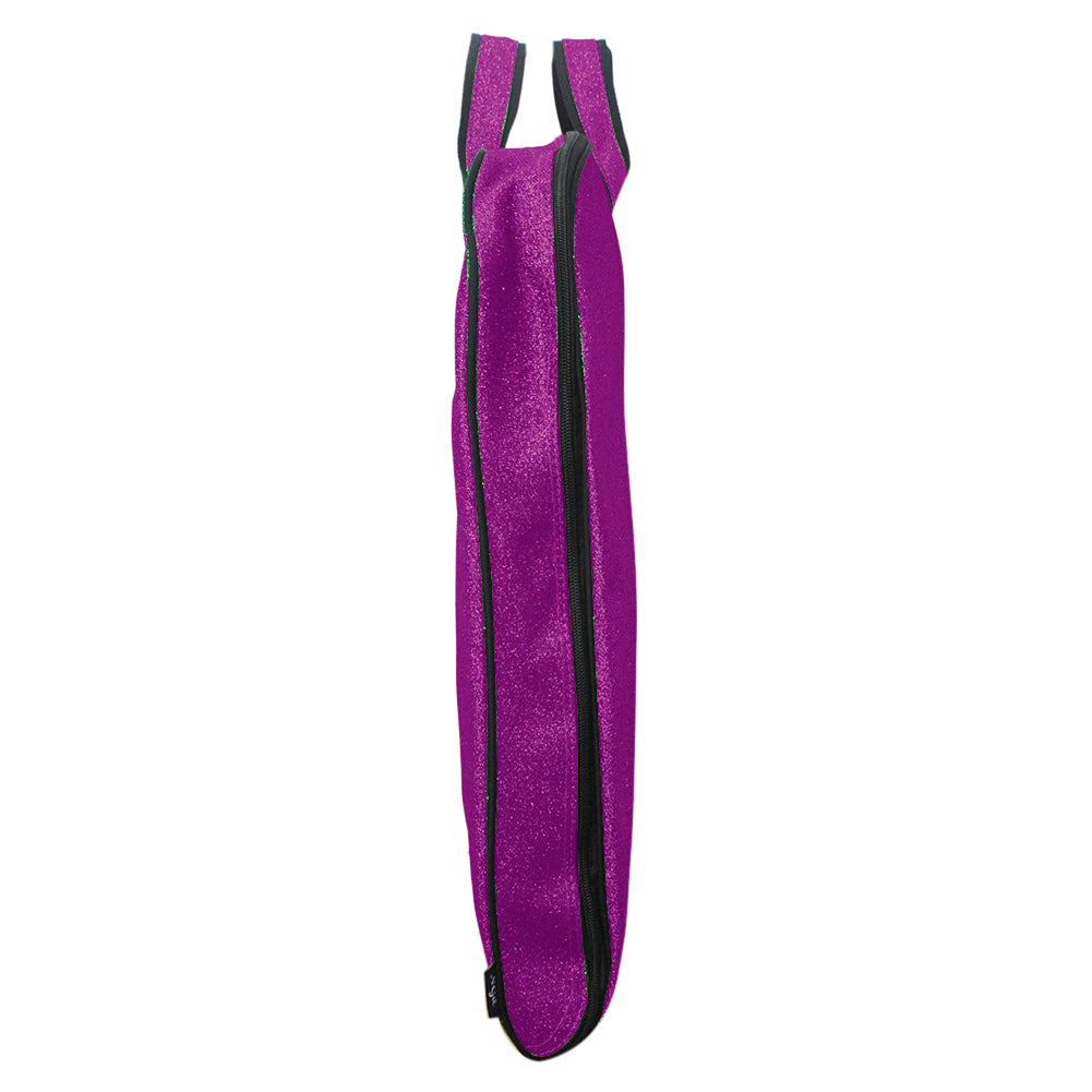 purple glitter garment bag, NGIL garment bag, dance garment bag, cheer garment bag, travel garment bag, competition garment bag, dancewear storage bag, wrinkle-free travel bag, glitter travel bag, dancer travel bag, cheerleader travel bag, monogram garment bag, foldable garment bag, lightweight dance bag, dance competition bag, glitter cheer bag, garment bag with hook, glitter clothing bag, sparkly garment bag, stylish travel bag, costume storage bag, dance outfit bag, cheer uniform bag