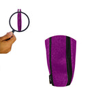 purple glitter garment bag, NGIL garment bag, dance garment bag, cheer garment bag, travel garment bag, competition garment bag, dancewear storage bag, wrinkle-free travel bag, glitter travel bag, dancer travel bag, cheerleader travel bag, monogram garment bag, foldable garment bag, lightweight dance bag, dance competition bag, glitter cheer bag, garment bag with hook, glitter clothing bag, sparkly garment bag, stylish travel bag, costume storage bag, dance outfit bag, cheer uniform bag