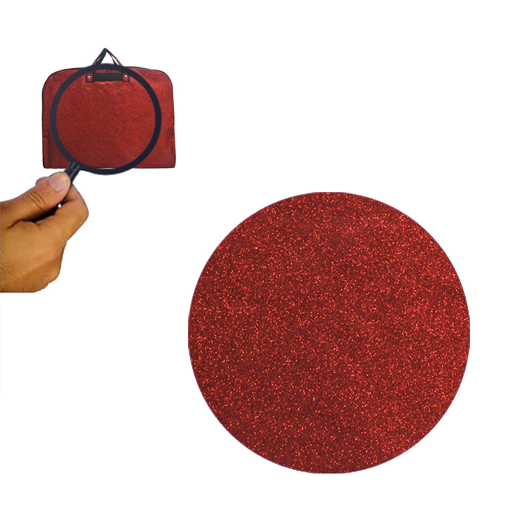 red glitter garment bag, NGIL garment bag, dance garment bag, cheer garment bag, travel garment bag, competition garment bag, dancewear storage bag, wrinkle-free travel bag, glitter travel bag, dancer travel bag, cheerleader travel bag, monogram garment bag, foldable garment bag, lightweight dance bag, dance competition bag, glitter cheer bag, garment bag with hook, glitter clothing bag, sparkly garment bag, stylish travel bag, costume storage bag, dance outfit bag, cheer uniform bag