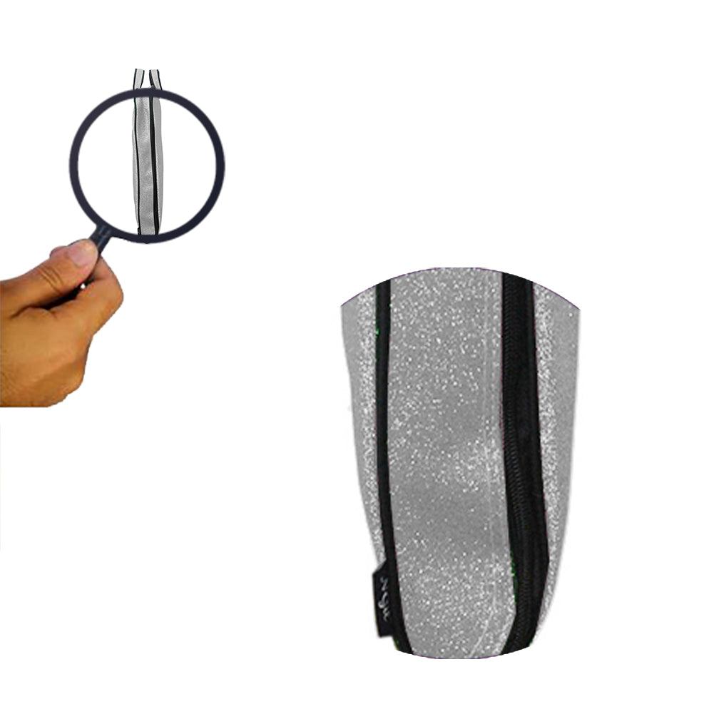 silver glitter garment bag, NGIL garment bag, dance garment bag, cheer garment bag, travel garment bag, competition garment bag, dancewear storage bag, wrinkle-free travel bag, glitter travel bag, dancer travel bag, cheerleader travel bag, monogram garment bag, foldable garment bag, lightweight dance bag, dance competition bag, glitter cheer bag, garment bag with hook, glitter clothing bag, sparkly garment bag, stylish travel bag, costume storage bag, dance outfit bag, cheer uniform bag