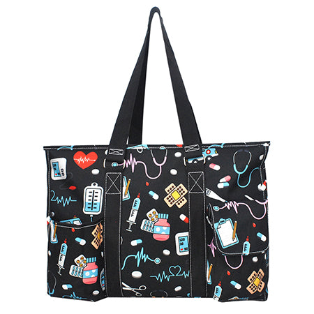 nurse organizer tote, NGIL nurse bag, zippered nurse caddy, nurse work tote, large tote for nurses, RN utility bag, nurse supply organizer, canvas nurse tote, nursing student tote bag, nurse appreciation gift, nurse shift bag, healthcare caddy tote, nurse gear bag, cute nurse tote, monogram nurse tote bag, nurse work essentials tote, durable nurse tote, nurse classroom bag, nurse pocket organizer tote, nurse daily bag, nurse gift idea, hospital work tote, nurse carryall bag