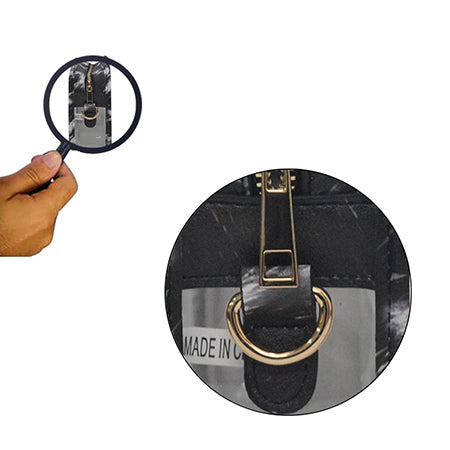 clear stadium bag, concert crossbody bag, stadium approved purse, see through bag, transparent crossbody, clear PVC bag, game day clear bag, clear shoulder bag, festival approved bag, stadium security bag, sports event clear purse, concert see through bag, adjustable strap clear bag, thick PVC stadium bag, stadium fashion bag, clear purse with strap, gold accent clear bag, faux leather trim clear bag, stadium regulation bag, concert ready crossbody bag, clear handbag for events