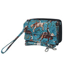 WALLET, ALL IN ONE WALLET, CANVAS WALLET, CUTE WALLET, SMALL WALLET, WRISTLET, CLUTCH, COIN PURSE, WESTERN WALLET, BLUE WALLET