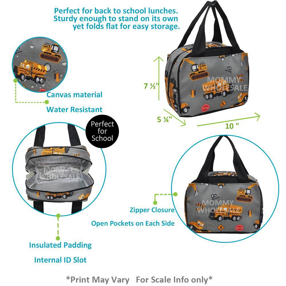 Low-Cost Wholesale Friendly Dinosaur NGIL Insulated Lunch Bag In Bulk