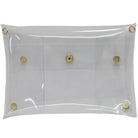 clear clutch bag, stadium approved bag, transparent event purse, vinyl concert clutch, clear bag for festivals, club-ready clear bag, see-through stadium purse, crossbody clutch with chain, gold studded clear clutch, stadium concert bag, festival crossbody clutch, clear purse for game day, transparent bag with studs, stylish clear vinyl clutch, concerts clear bag, clubs approved bag, fashion stadium clutch, small clear crossbody, event ready transparent bag, stadium purse with chain