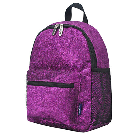 Purple Glitter NGIL Small Gymnastics Competition backpacks and Cheer D