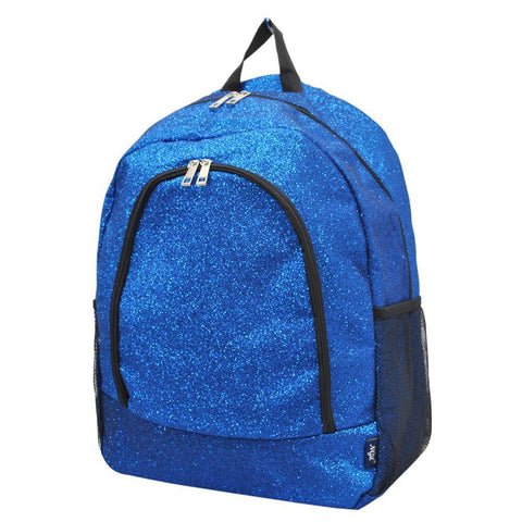 Royal Blue Glitter NGIL Canvas Backpack