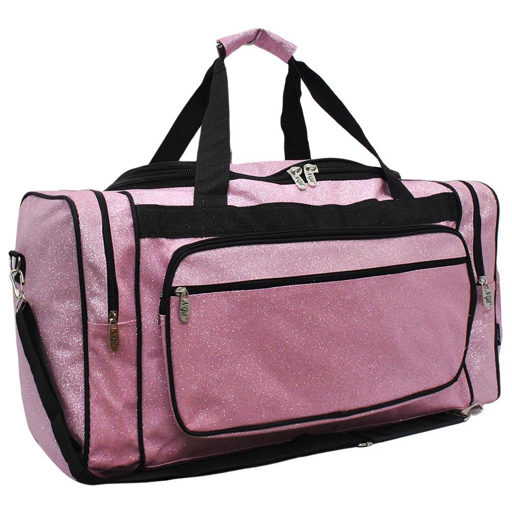 Glitter duffle bags for women large, pink bag, pink gym duffle, wholesale cheer duffle bags, dance bag for dancers, personalized dance duffle bags, cheer gifts for team in bulk, cheer gifts or coaches, monogrammed duffle bags for women, personalized gifts for her.