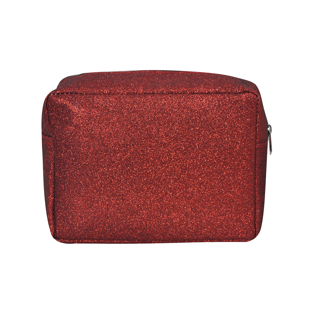 glitter cosmetic pouch, NGIL makeup bag, cheer makeup pouch, dance toiletry bag, gymnastics travel bag, beauty pageant pouch, competition cosmetic case, travel makeup organizer, glitter toiletry bag, small travel pouch, zip top cosmetic case, glitter carry-on bag, dancer makeup case, cheerleader pouch, gymnast toiletry bag, compact glitter bag, makeup bag for travel, glitter gift pouch, sparkle cosmetic bag, overnight toiletry pouch, portable beauty bag, glitter storage pouch