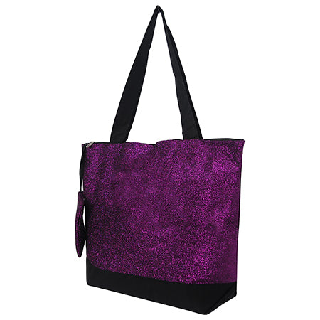 glitter tote bag, glitter tote, glitter bag, cheer essentials, cheerleading bags, dance bags, gymnastic glitter bags, cheer glitter bags, purple glitter team bags, sport bags, team bags