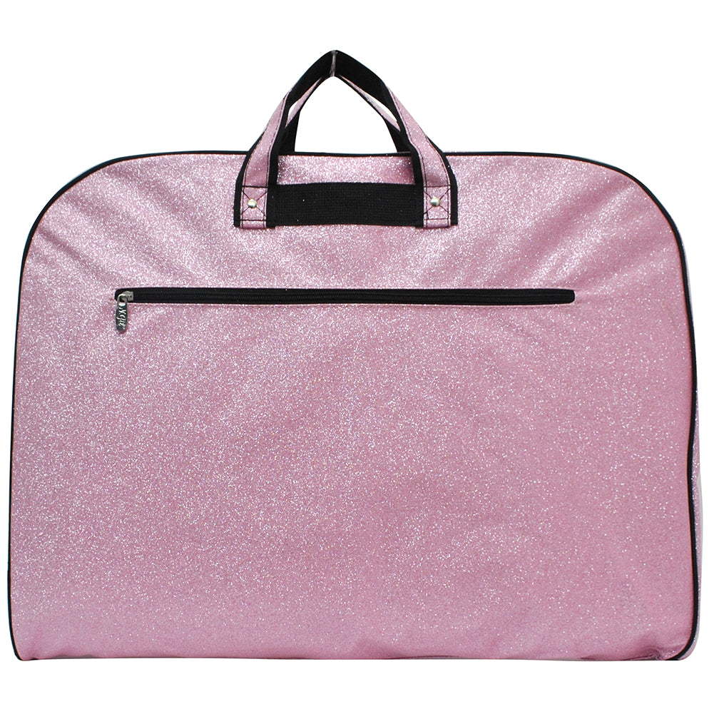 Glitter garment bag, pink glitter bag, pink glitter garment bag, garment glitter bag, pink glitter cheer bag, cheer travel bag, travel garment bag