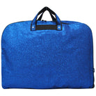 royal glitter garment bag, NGIL garment bag, dance garment bag, cheer garment bag, travel garment bag, competition garment bag, dancewear storage bag, wrinkle-free travel bag, glitter travel bag, dancer travel bag, cheerleader travel bag, monogram garment bag, foldable garment bag, lightweight dance bag, dance competition bag, glitter cheer bag, garment bag with hook, glitter clothing bag, sparkly garment bag, stylish travel bag, costume storage bag, dance outfit bag, cheer uniform bag